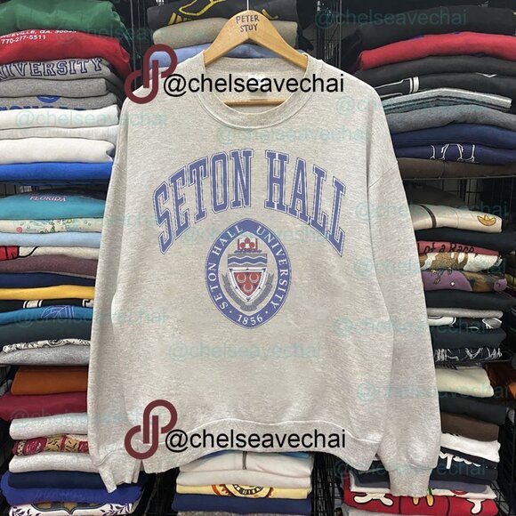 Vintage Seton Hall University Shirt, Retro Seton Hall 90s Mens Womens Shirt - Picture 1 of 2